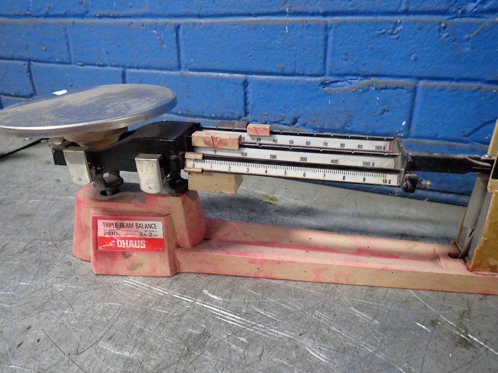 Ohaus 5 Lbs 2 Oz Triple Beam Balance