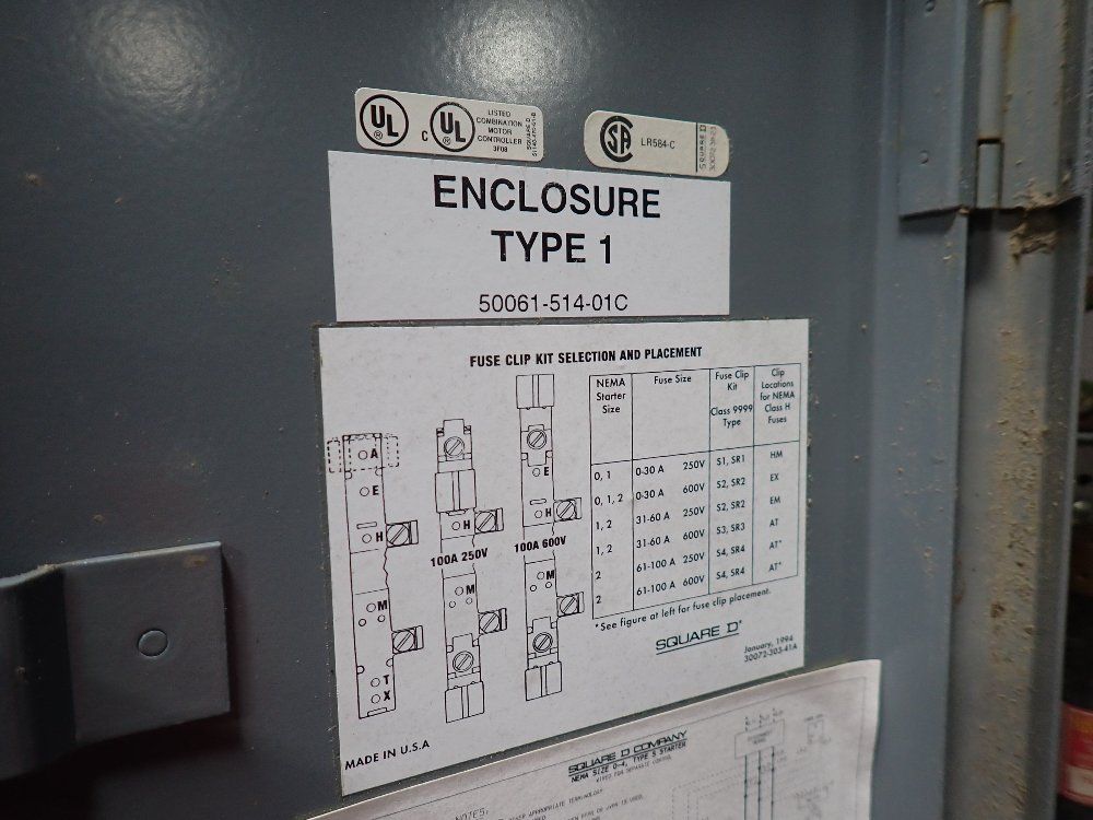 Square D 30a Combination Starter