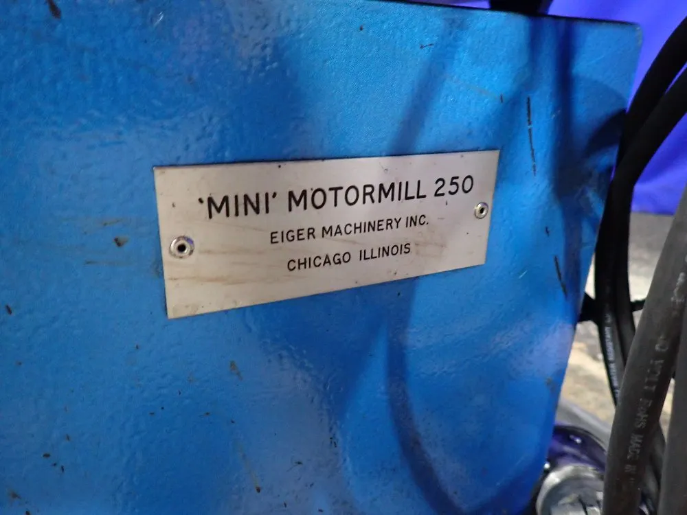 Eiger Machinery Mini Motor Mill 250 - 250vse