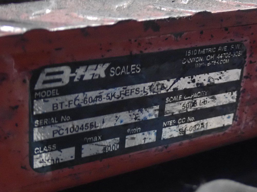 B-tek 6000lbs Scale - Btfc 60485kfefsta