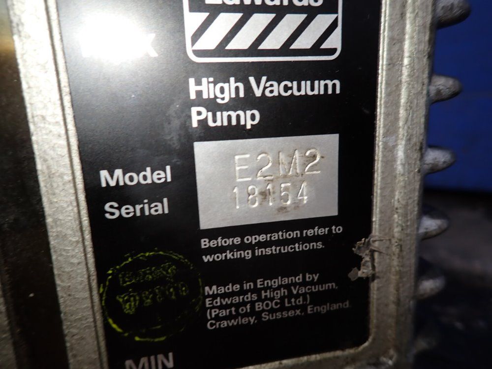 Edwards 1/3 Hp Vacuum Pump - E2m2