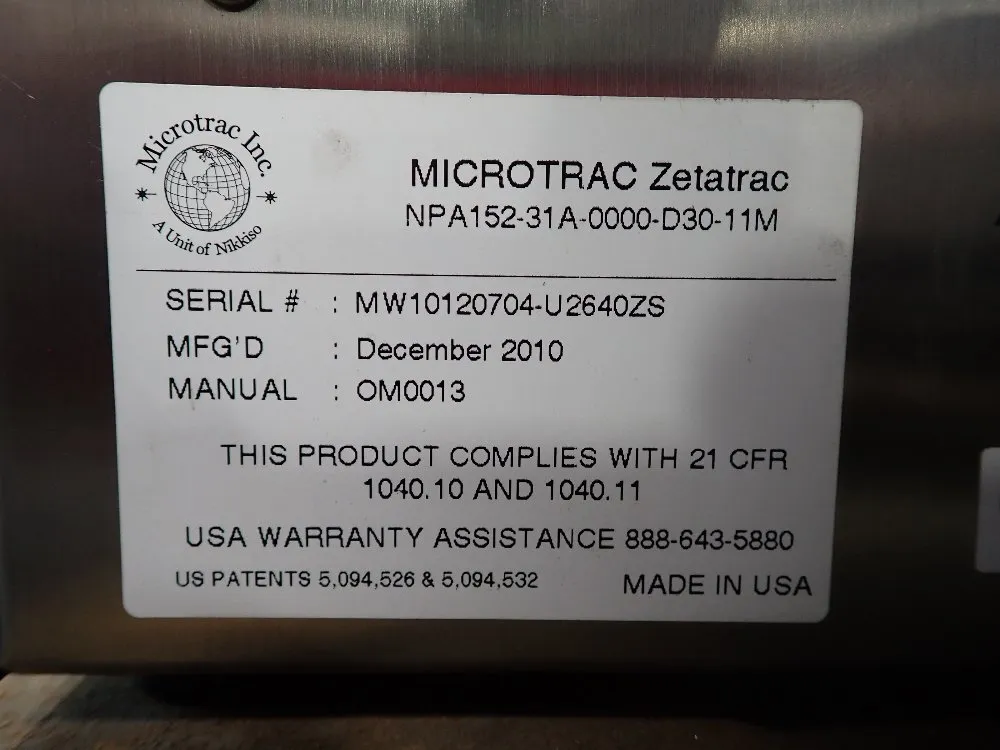 Microtrac Inc. Wafer Tester