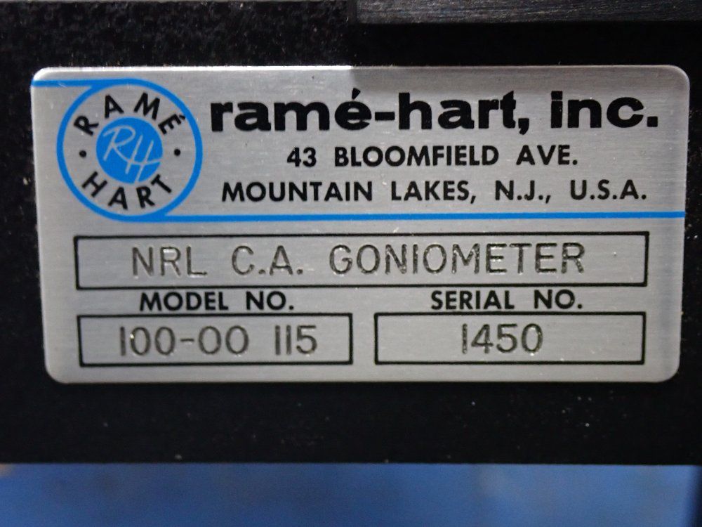 Rame-hart Inc. Goniometer - 100-00 115