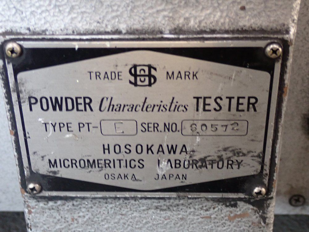 Hosokawa Powder Characteristics Tester - Pt-e