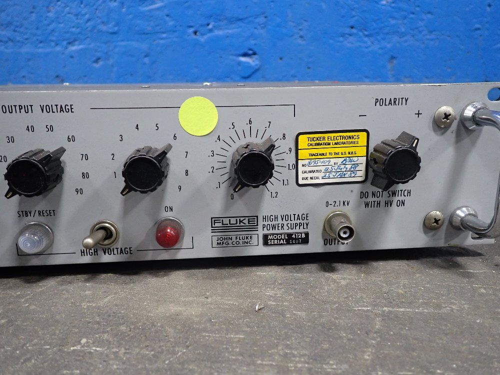 Fluke High Voltage Power Supply - 412b