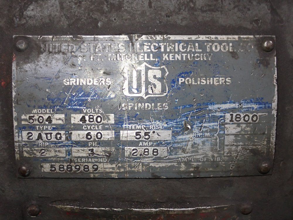 United States Electrical Pedestal Grinder - 504