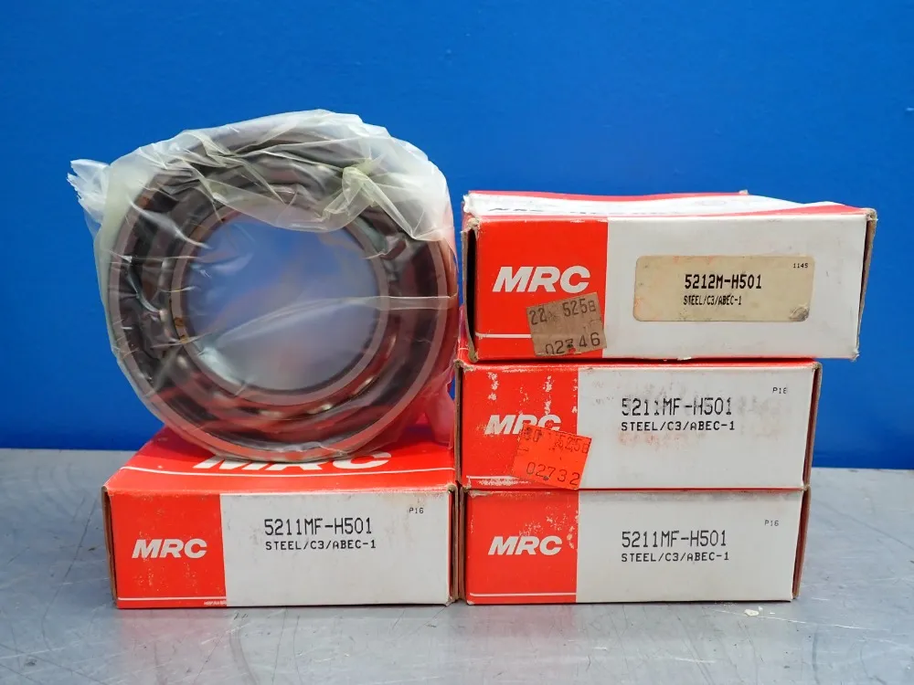 Mrc Bearings Ball Bearings Shielded On One Side, 4pcs - 5211-mf-h501