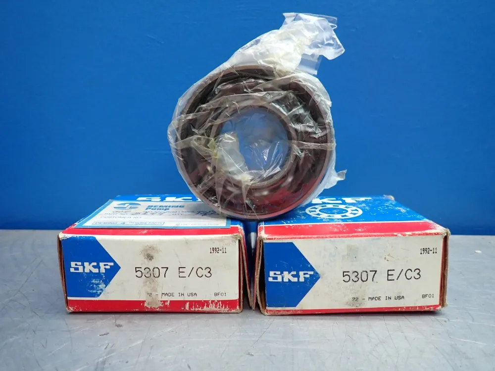 Skf Ball Bearings, 35mm Id, 72mm Od, 27mm Wide, 2pcs - 5307ec3