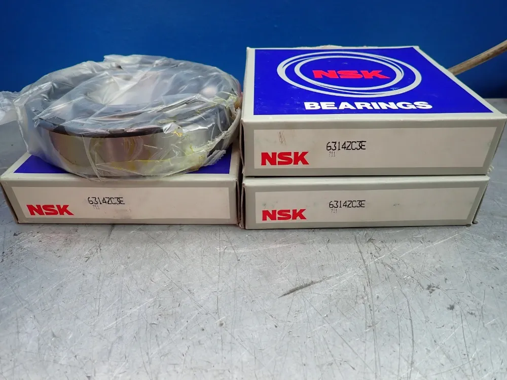 Nsk Bearings, Radial, 3pcs - 6314zc3e