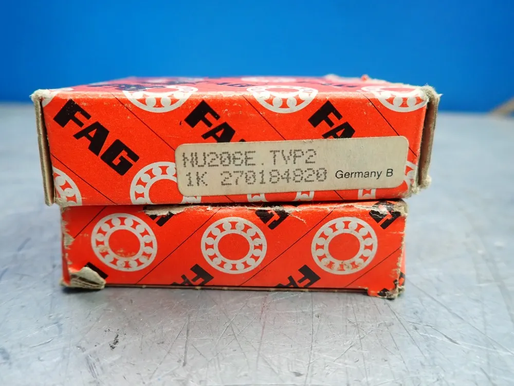 Fag Bearings, Type 2, 2pcs - Nu206-e