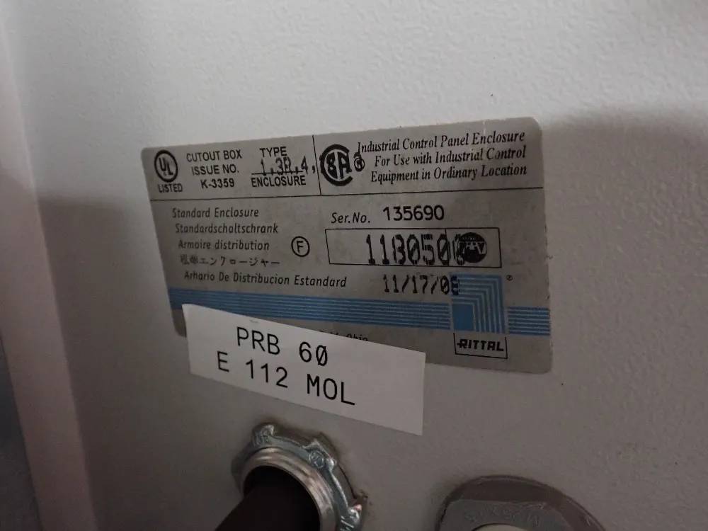 Rittal / Siemens Skid Contactor Panel - Ha040a2b1