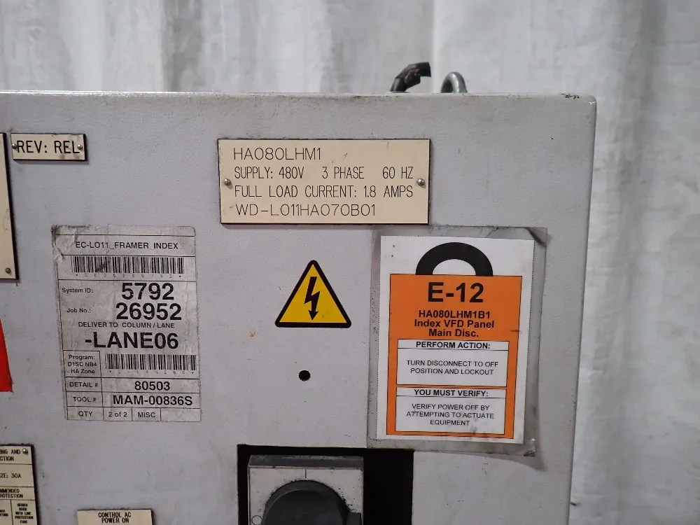 Rittal / Siemens Index Vfd Panel - Ha080cq1m1