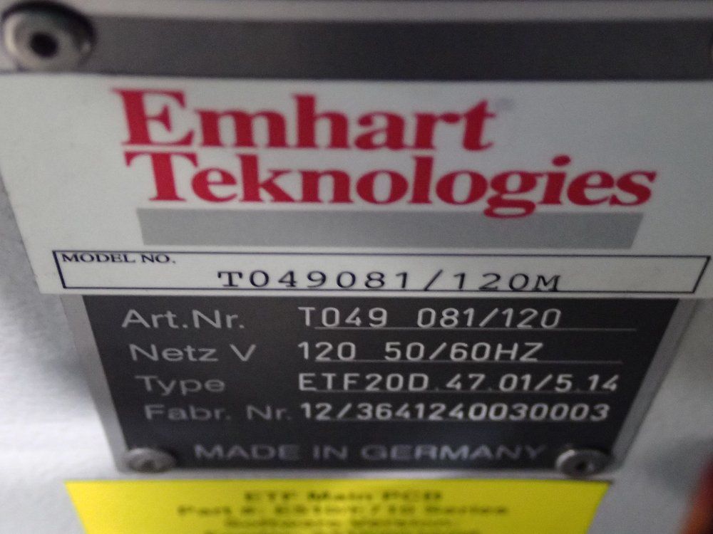 Emhart Teknologies 6"x10" Hopper Stud Feeder - T049.081/120