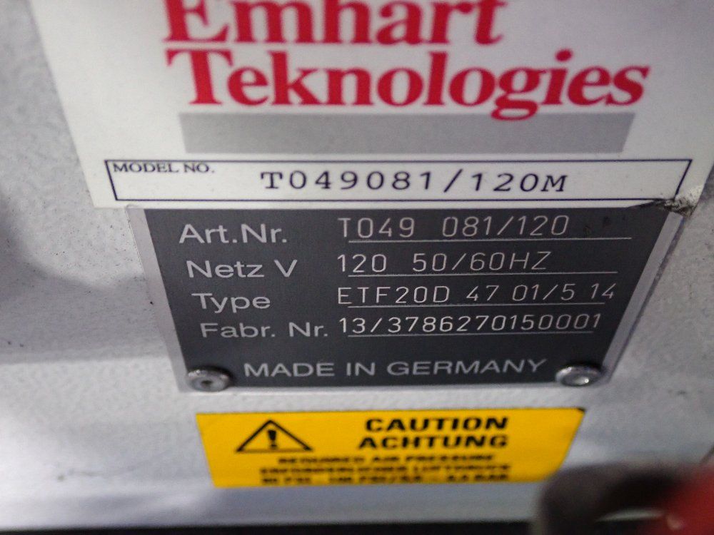 Emhart Teknologies 6"x10" Hopper Stud Feeder - T049.081/120