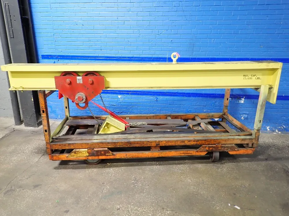 Trolley 15000lbs Rail