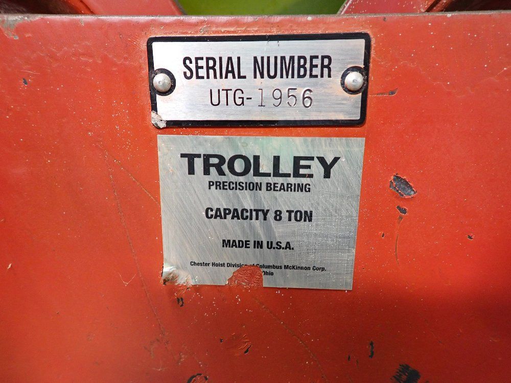 Trolley 15000lbs Rail