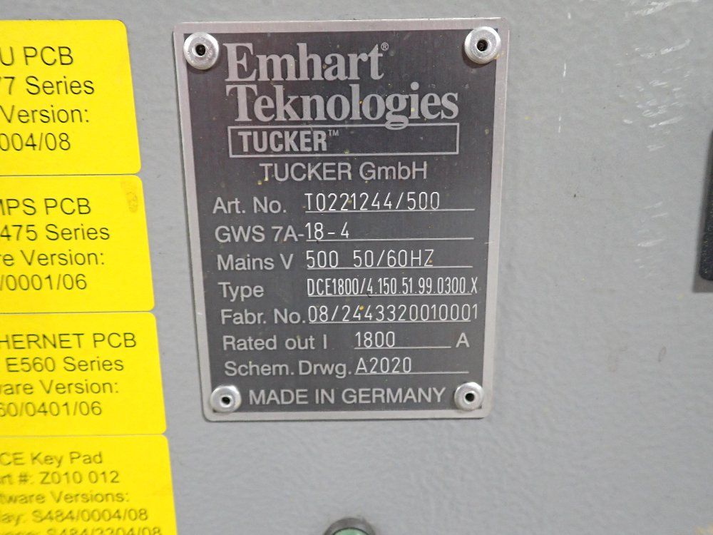 Emhart Teknologies Digital Controlled Energy Unit - T022144/500