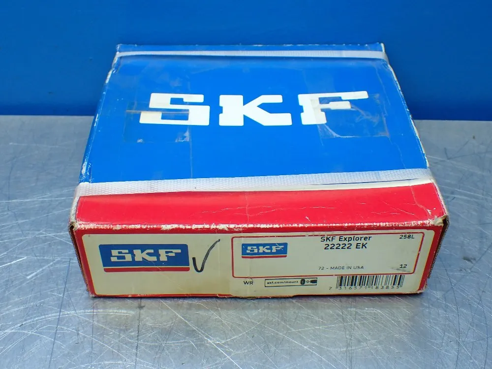Skf 110 Mm Id, 200 Mm Od, 53 Mm Width Spherical Roller Bearing. - 22222 Ek