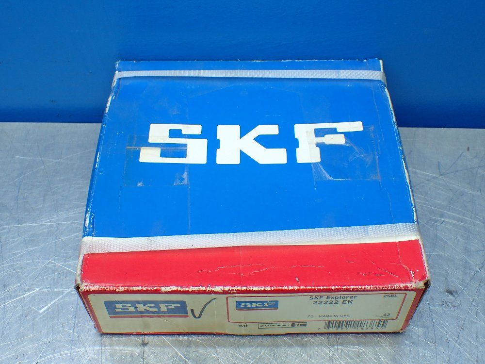 Skf 110 Mm Id, 200 Mm Od, 53 Mm Width Spherical Roller Bearing. - 22222 Ek