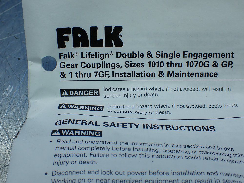 Rexnord Cplg Size 1025, Rough Stock, Exposed Bolt Complete Gear Coupling Unit - 1025g20