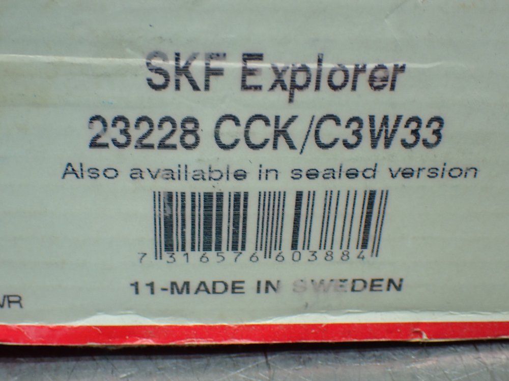 Skf 140 Mm Id, 250 Mm Od, 88 Mm Width Spherical Roller Bearing - 23228 Cck/c3w33