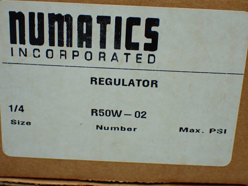 Numatics Pneumatic Regulator - R50w-02