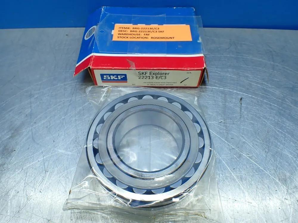 Skf 65 Mm Id, 120 Mm Od, 31 Mm Width Spherical Roller Bearing - 22213 E/c3