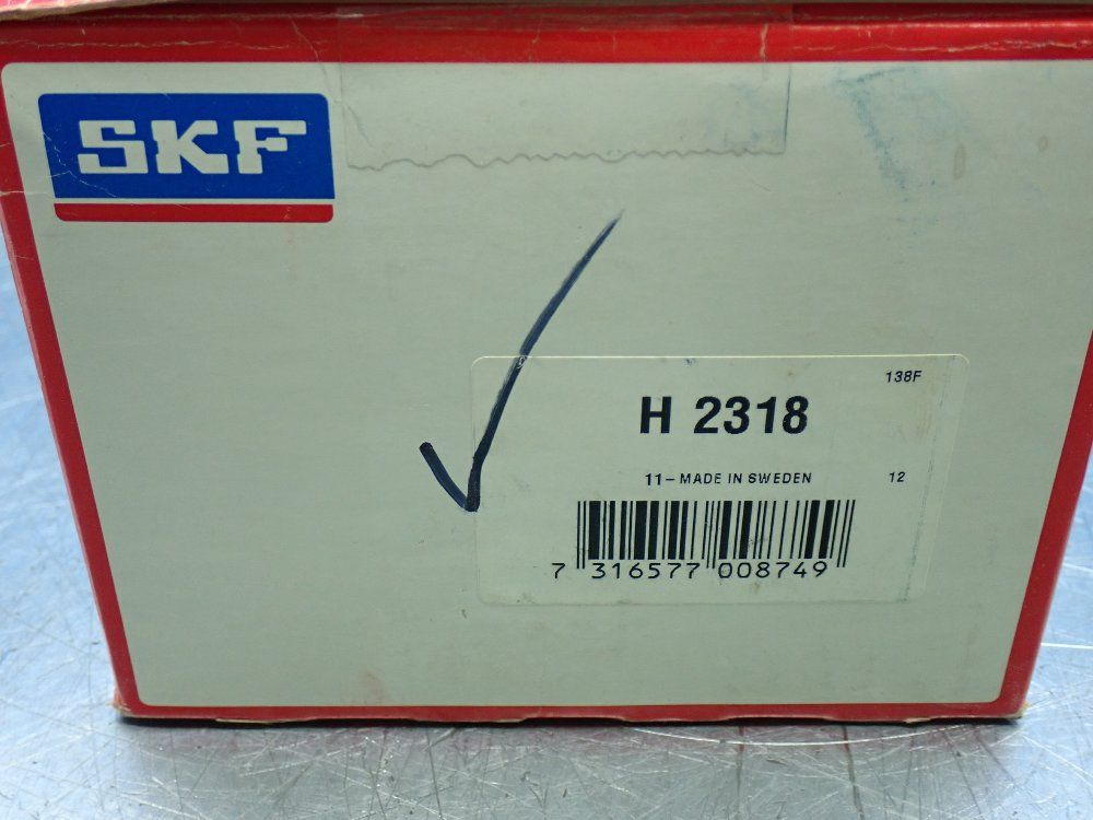 Skf 80 Mm Bore Dia., 86 Mm Overall Length, M90x2 Adapter Sleeve - H 2318