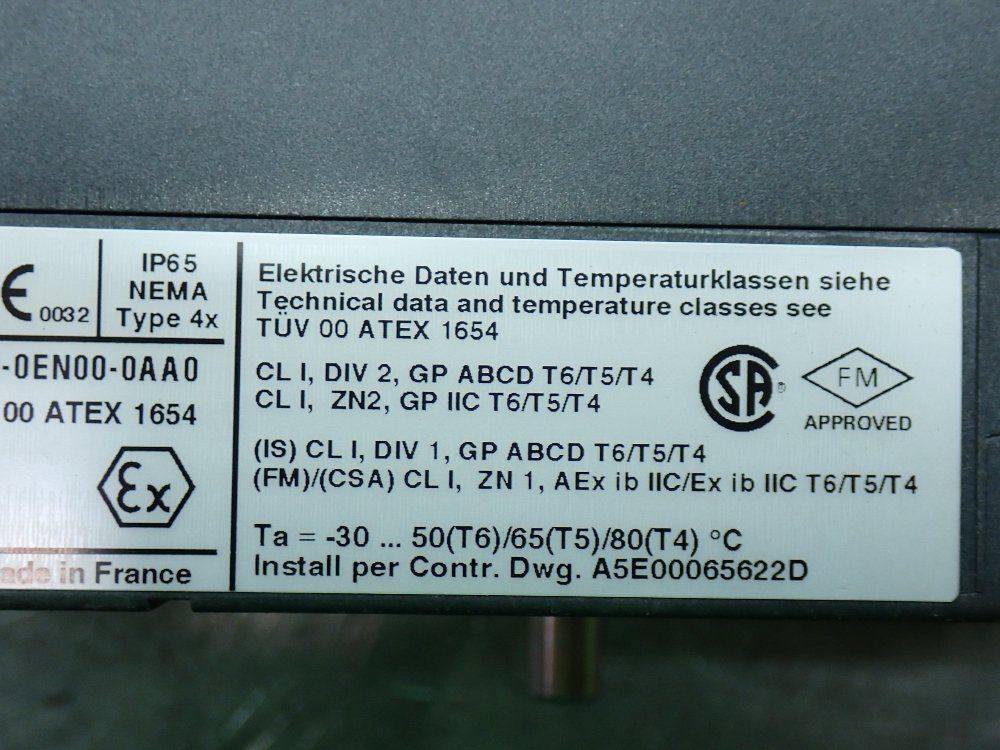 Siemens Electropneumatic Positioner - 6dr5220-0en00-0aa0
