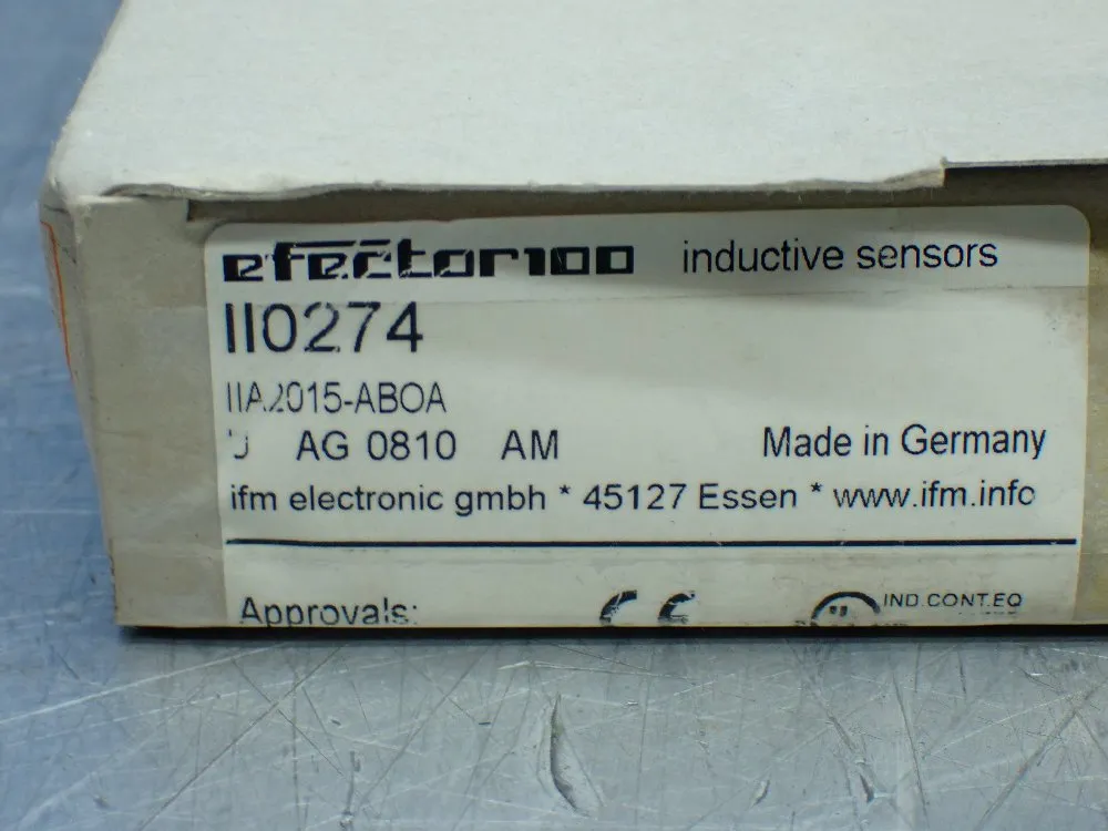 Ifm Inductive Proximity Sensor. - Ii0274