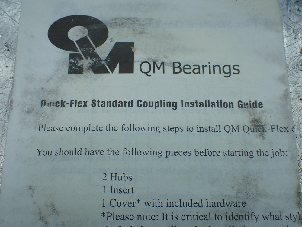 Qm Bearings 25 Cplg Size, 5.3200 In Od, 2.6100 In Width Blue Brute Quick-flex Coupling - Qf25hpcover