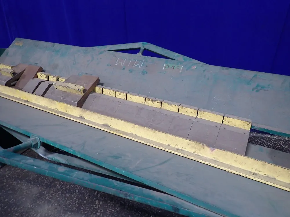 National Sheet Metal 97" X 11 Ga Finger Brake