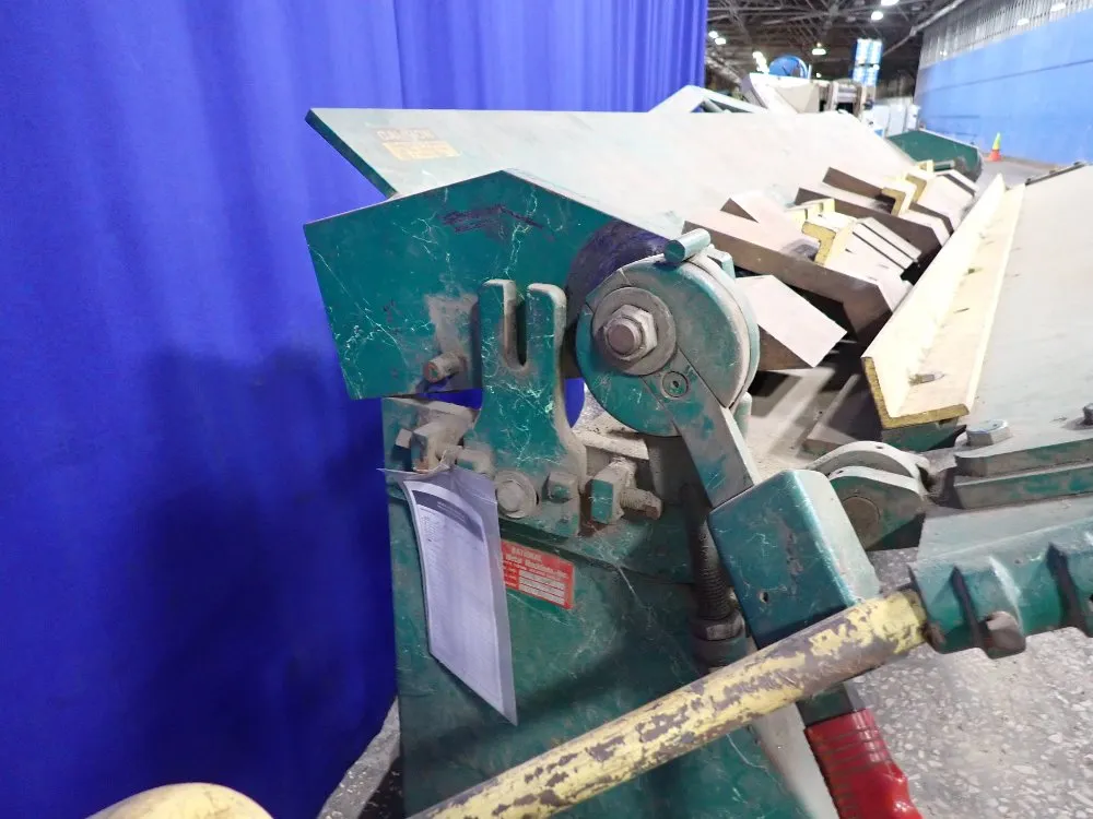 National Sheet Metal 97" X 11 Ga Finger Brake