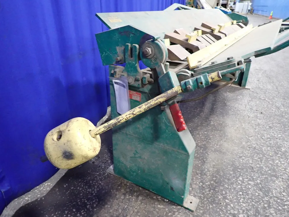 National Sheet Metal 97" X 11 Ga Finger Brake