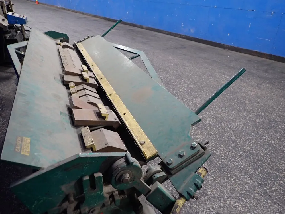 National Sheet Metal 97" X 11 Ga Finger Brake