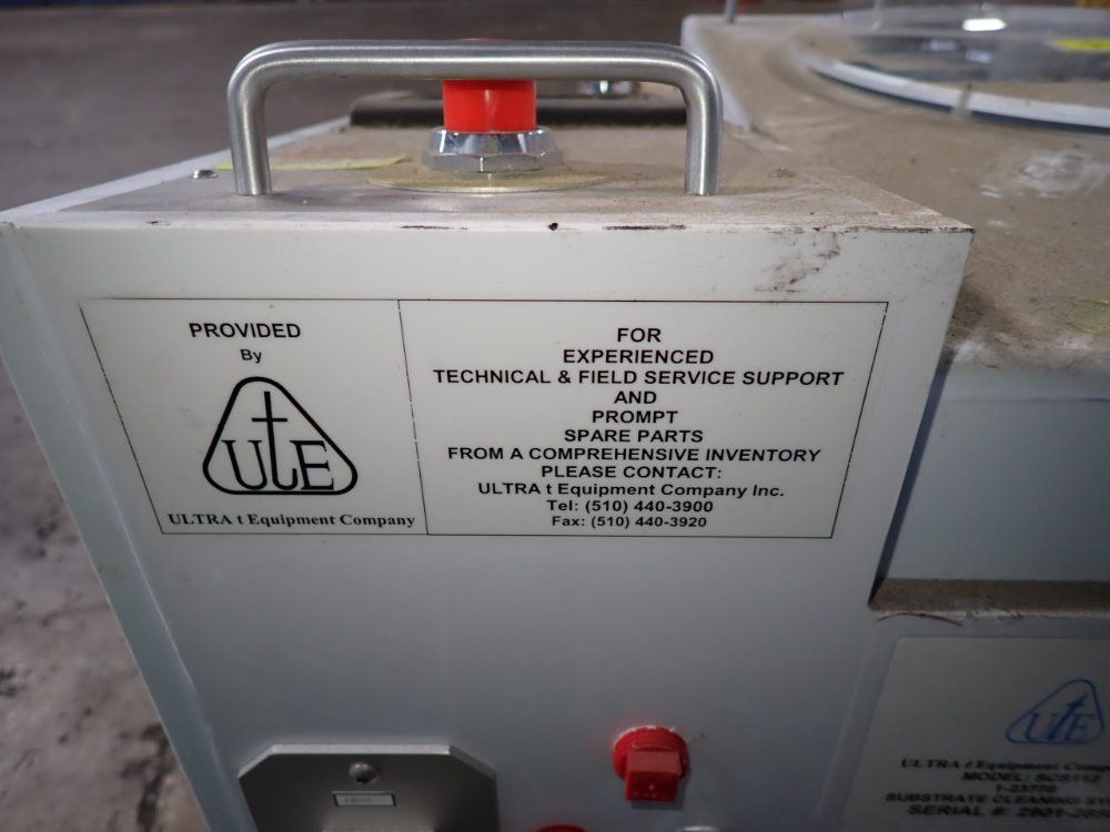 Ultra Equipment Company Substrate Cleaning System - Scs112