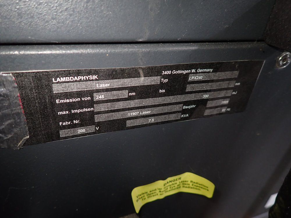 Lambda Physik Laser - Lpx240