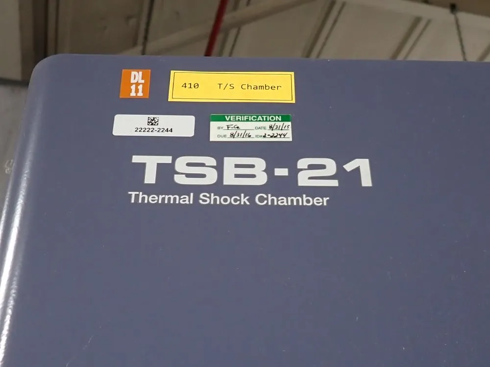 Espec Corp Thermal Shock Chamber - Tsb-21