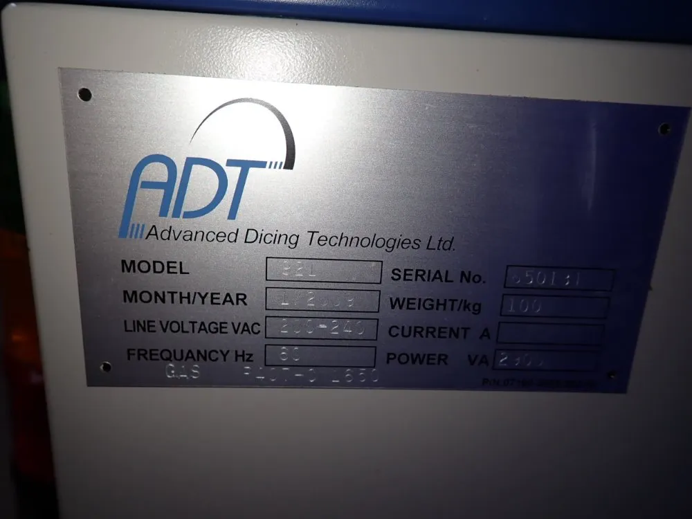 Advanced Dicing Technologies Ltd Filtration System - 921