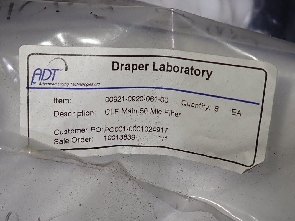 Advanced Dicing Technologies Ltd Filtration System - 921