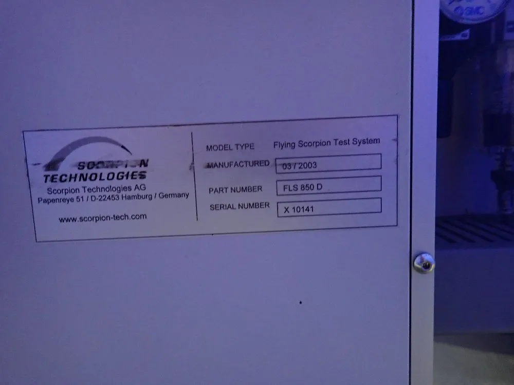 Scorpion Technologies Flying Scorpion Fls 850d Probe Tester - Fls850d