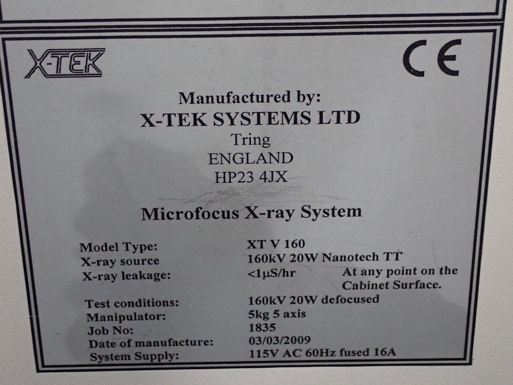 X-tec Systems X-ray System - Xt V160
