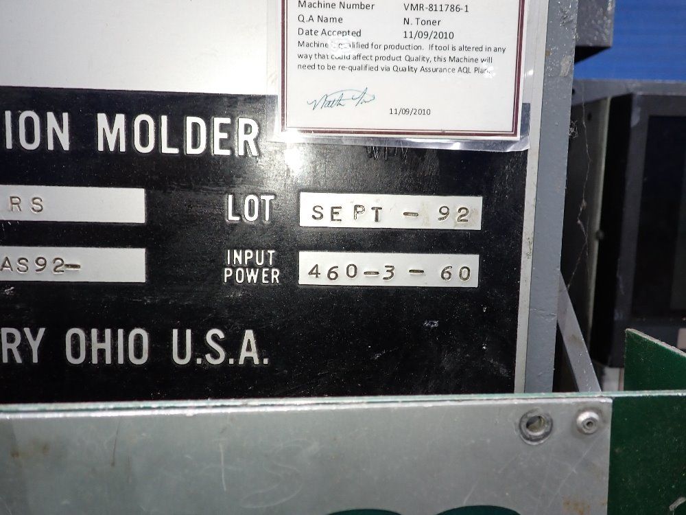 Newbury Vertical Injection Molder - V5-30ars