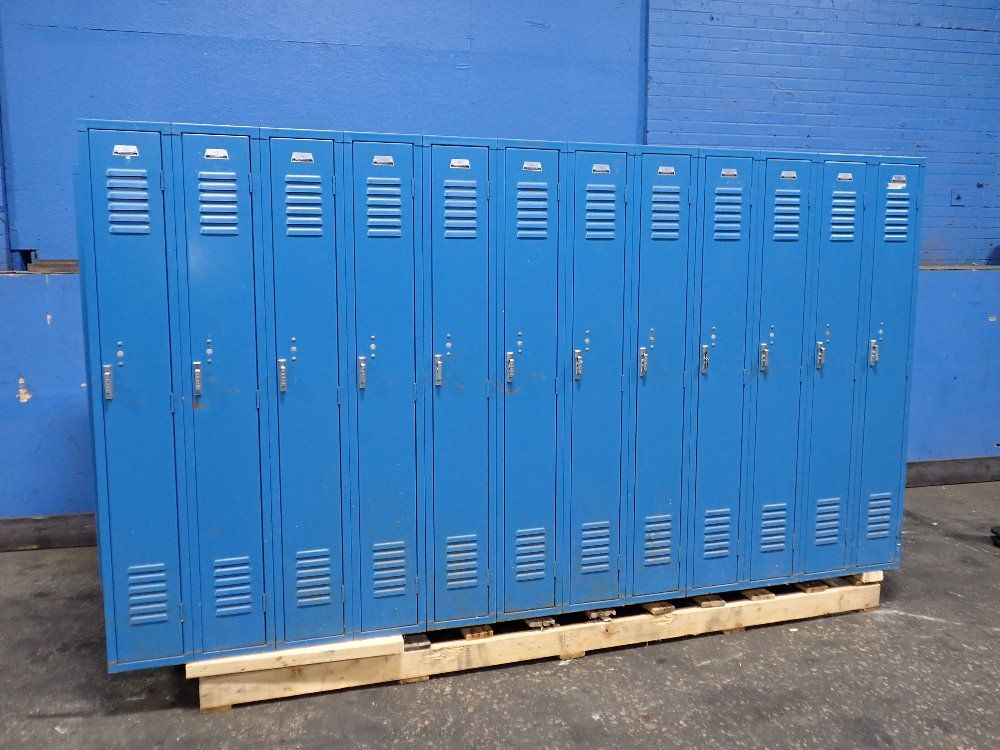 12 Lockers/10 1/2" X 9" X 58" Locker Units