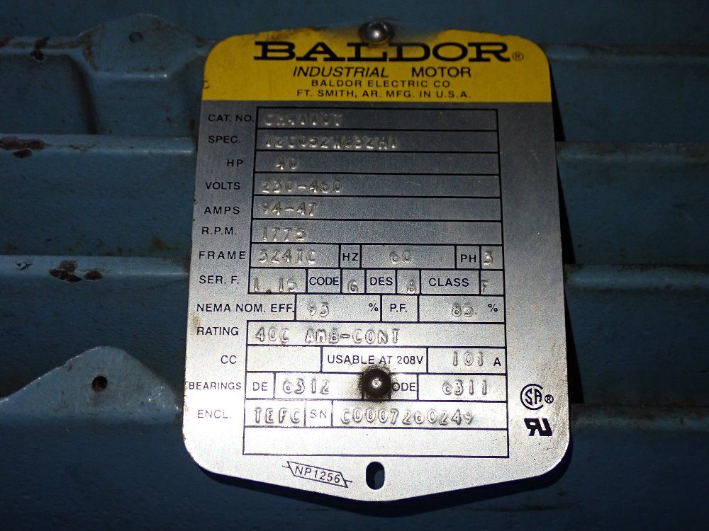 Continental Hydraulics 40 Hp Hydraulic Unit