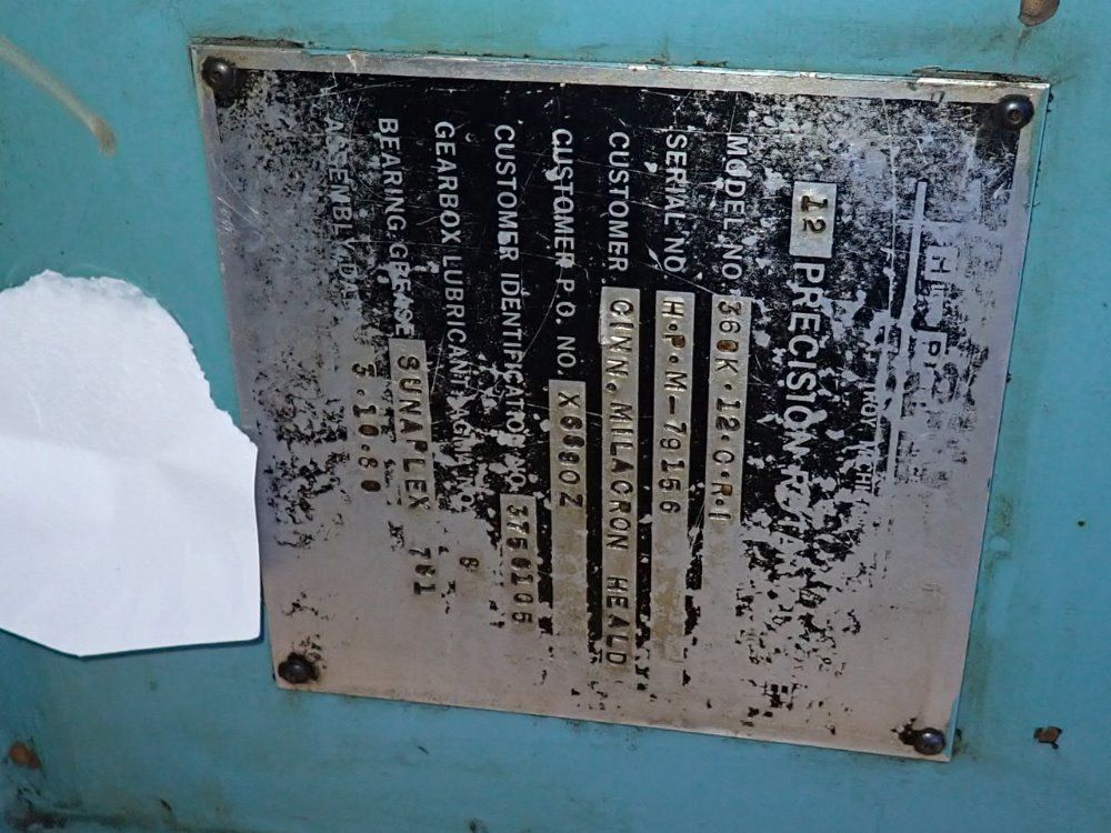 12" Rotary Table - 360k-12-c-r-i