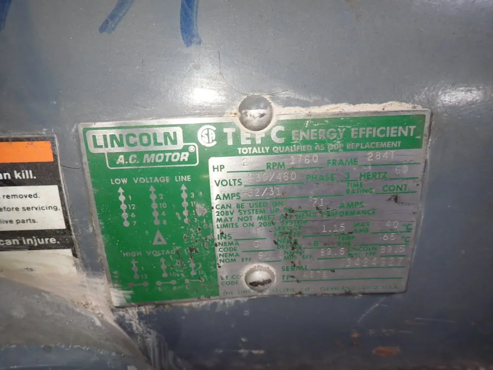 Lincoln 20 Hp Motor