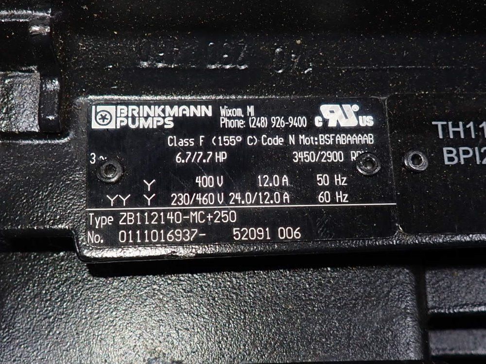 Brinkmann Pumps 7.7 Hp Pump - Th1107s310+001