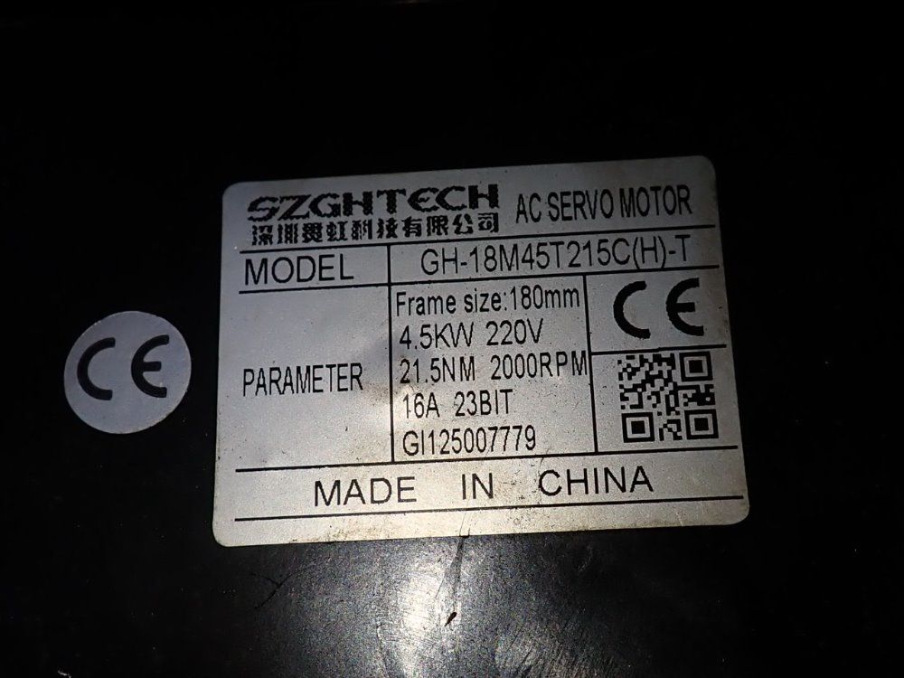 Szgh Tech 4.5 Kw Servo Motor - Gh-18m45t215c(h)-t