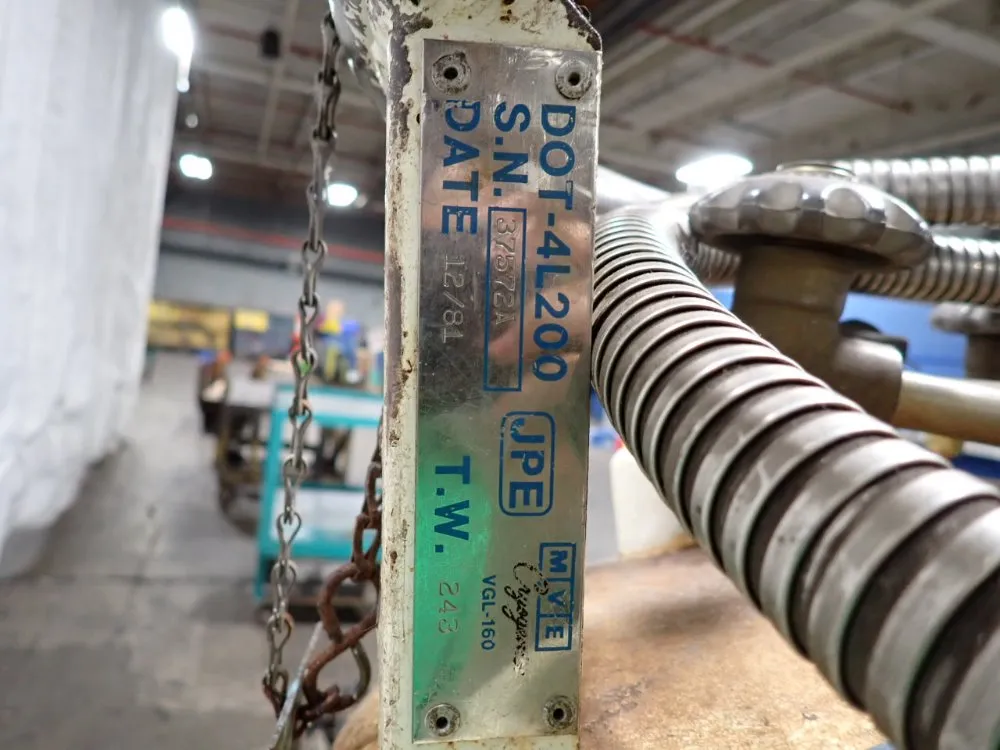 25"x25"x50" Liquid Oxygen Tank